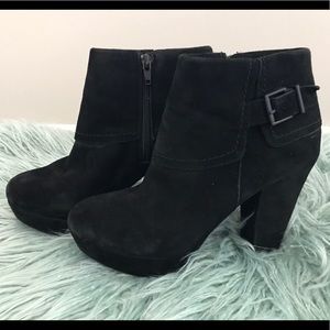 Suede Heeled Booties